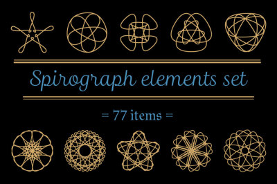 Spirograph elements set