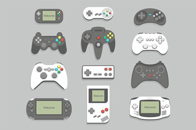 Gamepad icon set