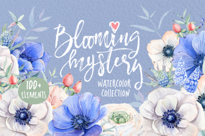 BLOOMING MYSTERY watercolor collection