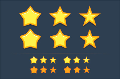 Collection star icons