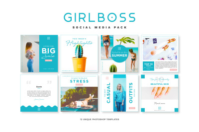 Girlboss Social Media Pack