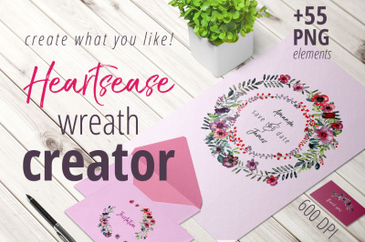 Heartsease Wreath Creator