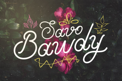 Savo Bawdy - Typeface