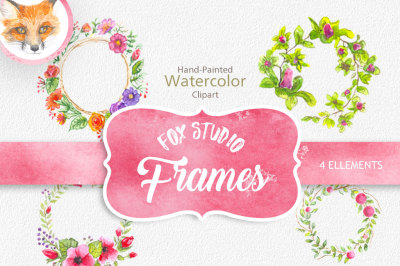 Wedding clipart, rustic clipart, shabby chic wedding, frame clipart, flower, floral clipart, INSTANT DOWNLOAD