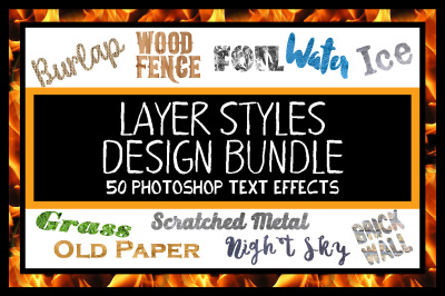 Layer Styles Design Bundle for Photoshop