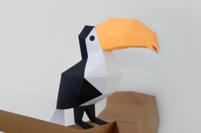 DIY Toucan Bird - 3d papercraft