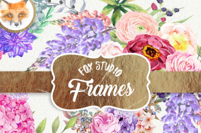 Flower Watercolor Clipart , Floral Clip Art, Romantik rose, Flowers Bouquets &amp; arrangement, Wedding Invitation, digital file, PNG