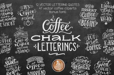 Coffee Chalk Letterings