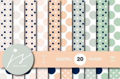 Pastel digital paper, MI-671