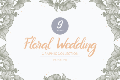 Floral Wedding Graphic Collection