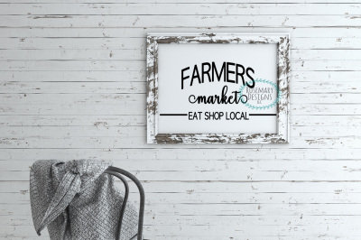 Farmers Market Sign SVg