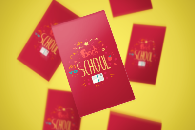 Back To School Lettering Stickers