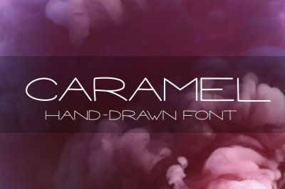 CARAMEL - Hand drawn Sans Serif font
