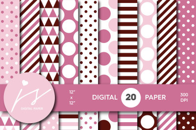 Pink digital paper, MI-687