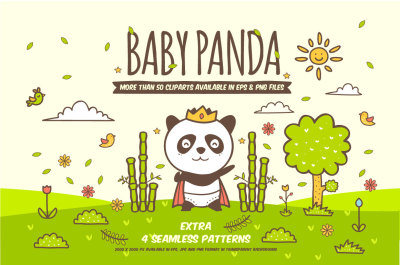 Baby Panda Cliparts 