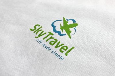 Sky Travel Logo 