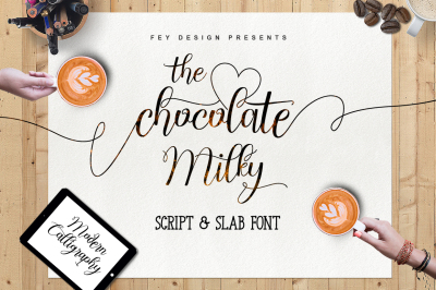 Chocolate Milky - Font Duo
