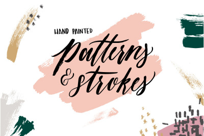 Hand Painted Patterns & Strokes