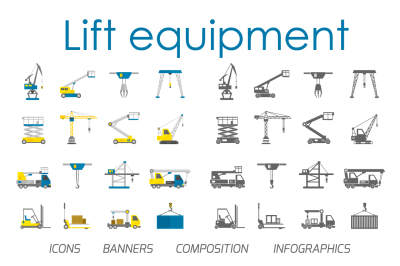 Lift equipment set