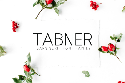 Tabner Sans Serif Typeface