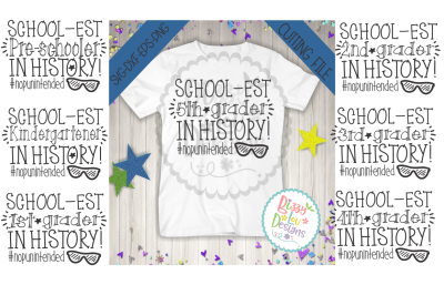 School SVG DXF EPS PNG - cutting file - printable - back to school