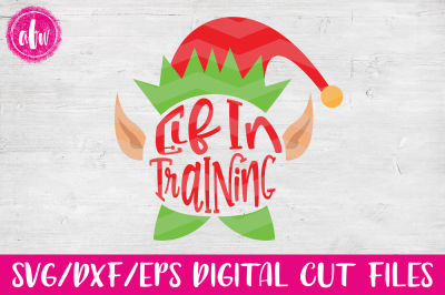 Elf in Training - SVG, DXF, EPS Cut File