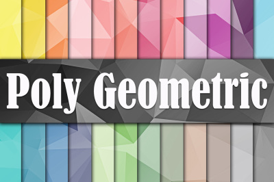 Poly Geometric Digital Paper