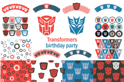 Transformers Birthday Party Printables
