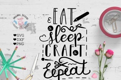 Download Eat Sleep Craft Repeat Free