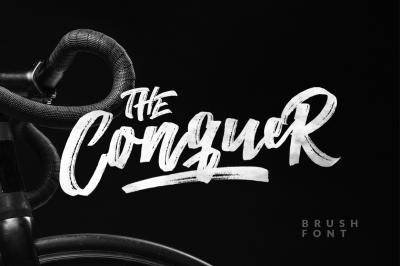 The Conquer Brush Typeface