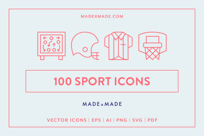 Line Icons &ndash; Sport