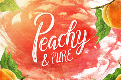Peachy & Pure - Typeface
