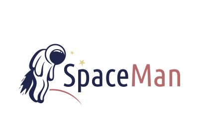 Space Man Logo