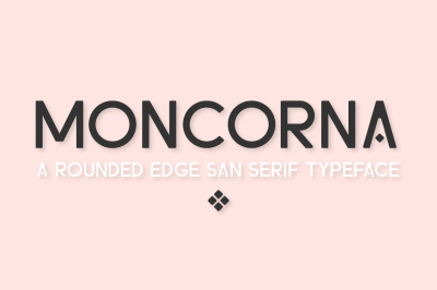 Moncorna Futuristic Sans Serif Font