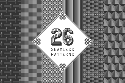 26 Seamless Patterns + Swatches