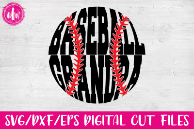 Baseball Grandpa - SVG, DXF, EPS Cut File
