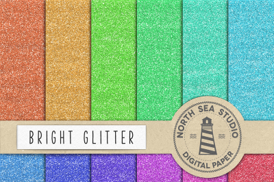 Bright Glitter Texture - Digital Paper