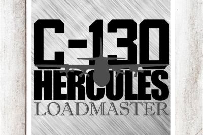 C-130 Loadmaster SVG/DXF/EPS File