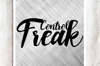 Control Freak SVG/DXF/EPS File