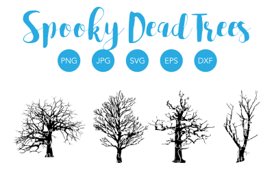 Spooky Halloween Trees