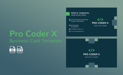 Pro Coder X Business Card