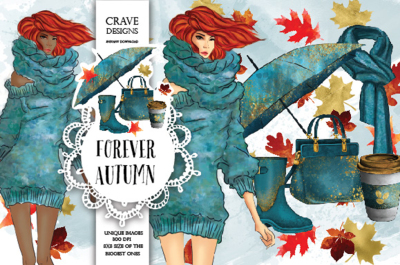 Forever Autumn Clip Art