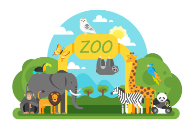 Zoo background