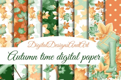 Autumn digital paper