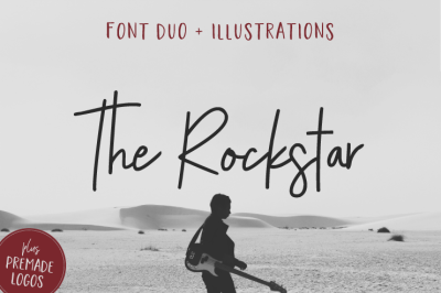 The Rockstar Font Duo
