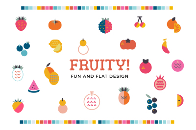 Fruity! Fun and flat fruits