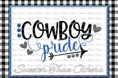 Cowboy Pride Svg, Football Cowboy, Baseball Cowboy, Basketball Cowboy, Vinyl Design SVG DXF Silhouette, Cameo, Cricut, Instant Download