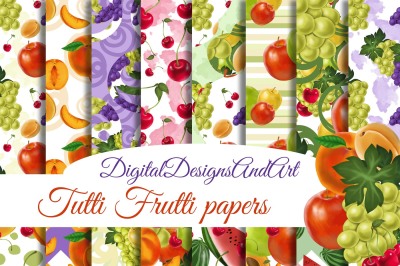 Fruit digital paper