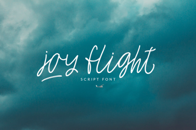 Joy Flight script Font
