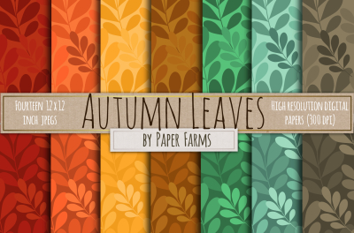 Fall leaves backgrounds